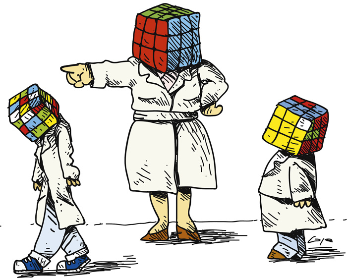 Ilustración Cubo Mágico