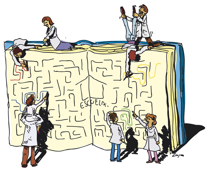 Ilustración de Entrevista a Terigini