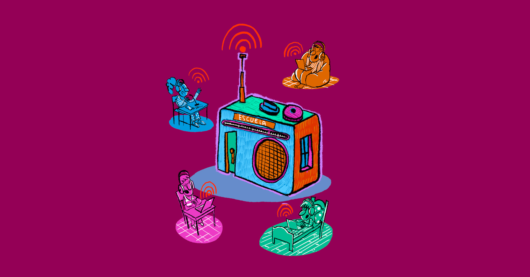 La magia de la radio hizo escuela